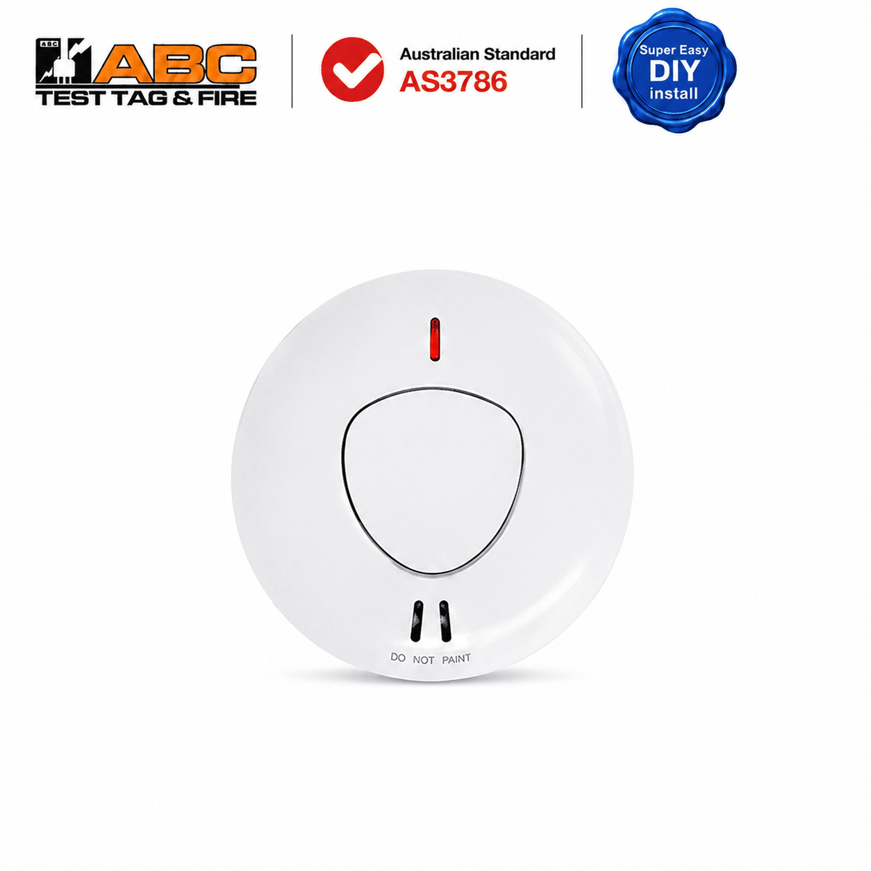 Single photoelectric interconnected smoke alarm with 10-year sealed battery